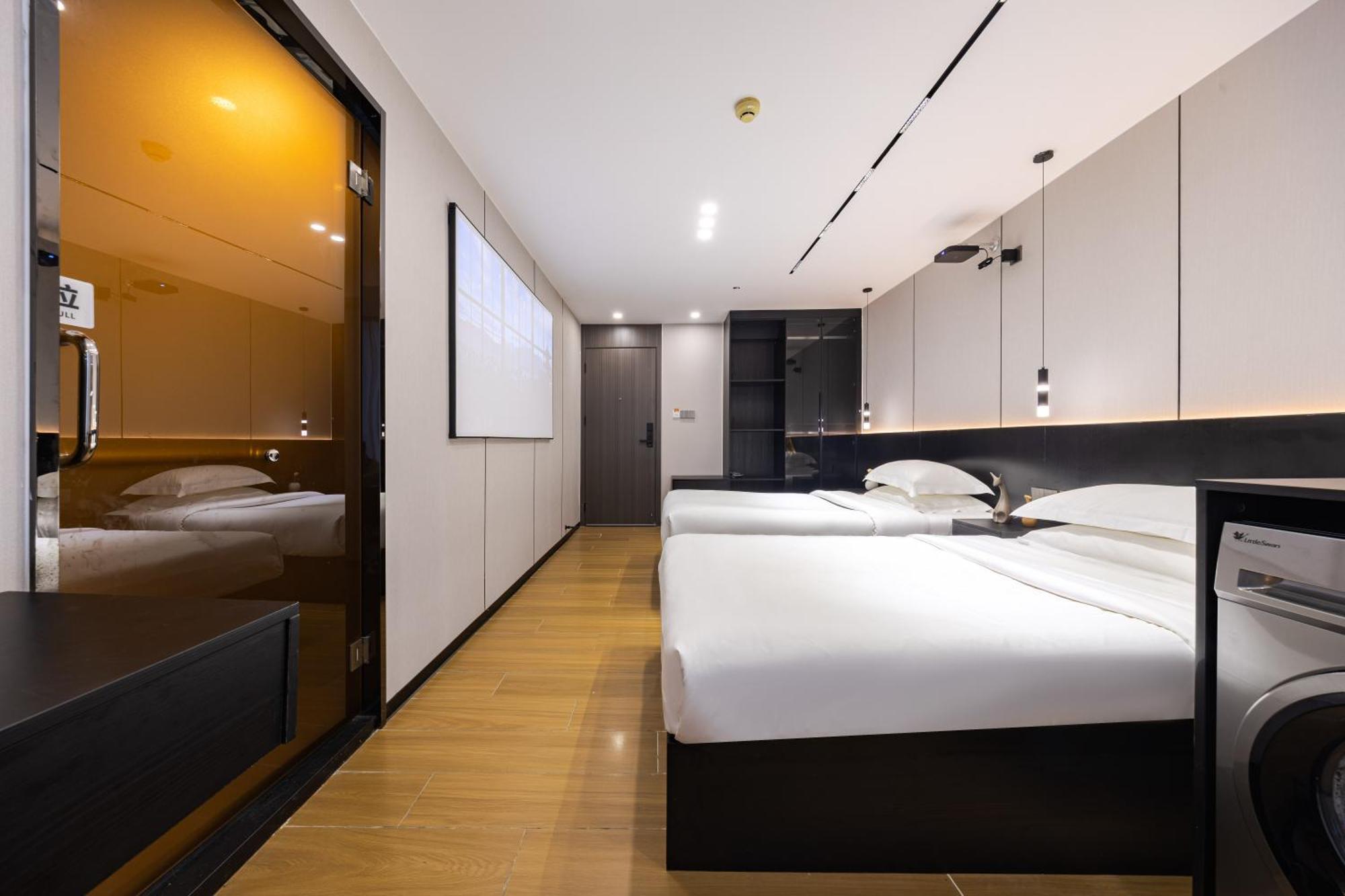Yu Manju High-Floor Huge-Screen Audiovisual Hotel-Guangzhou Tower Zhujiang New Town Sports West Road Branch 外观 照片