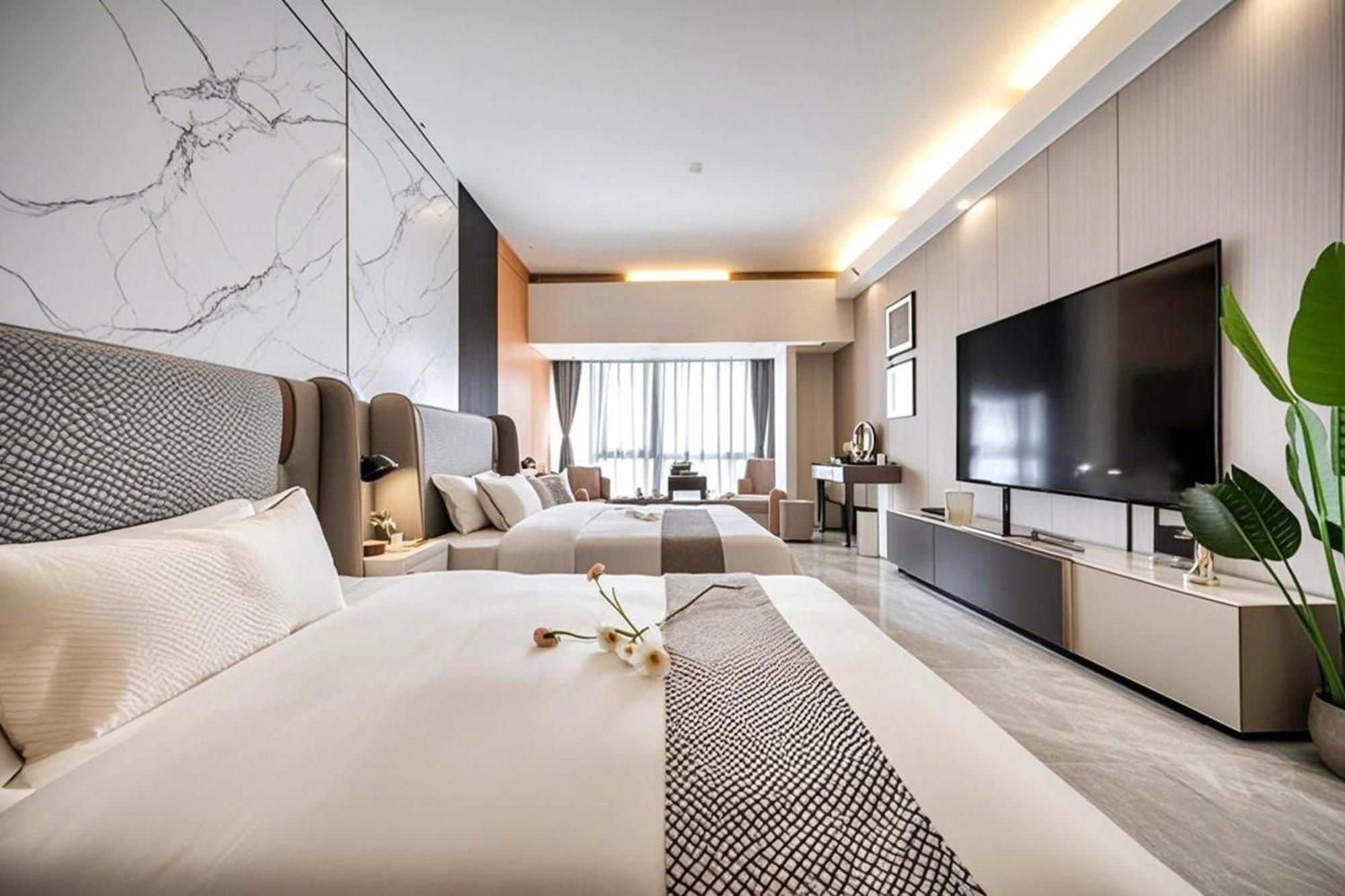 Yu Manju High-Floor Huge-Screen Audiovisual Hotel-Guangzhou Tower Zhujiang New Town Sports West Road Branch 外观 照片